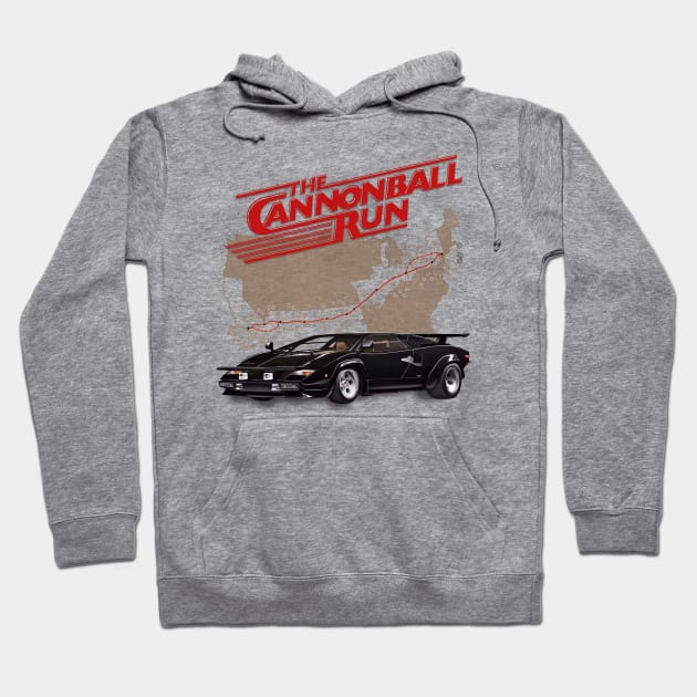 The Cannonball Run Hoodie by darklordpug